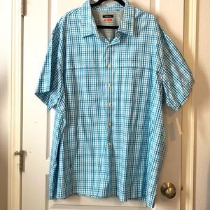 Van Heusen Traveler XxxL Men's Short Sleeve Shirt